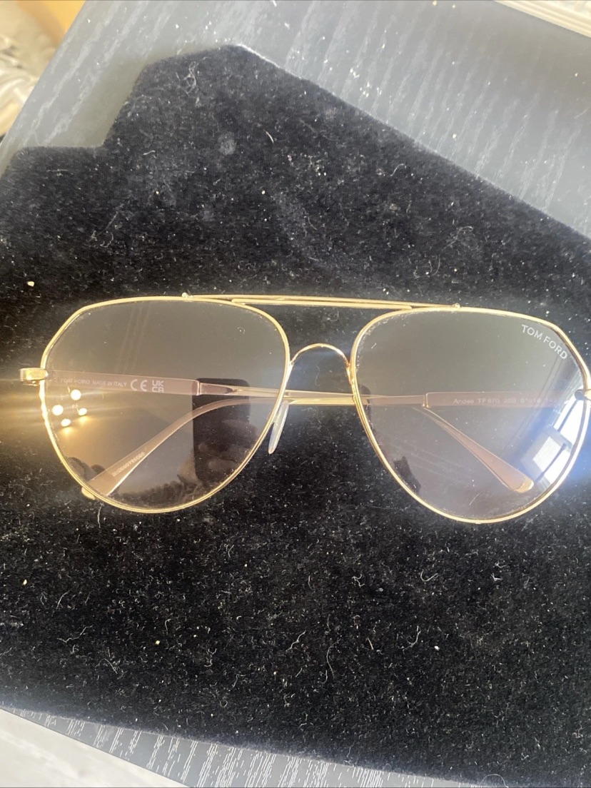 Authentic Tom Ford Aviator Sunglasses Andes Tf670 28b